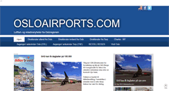 Desktop Screenshot of osloairports.com